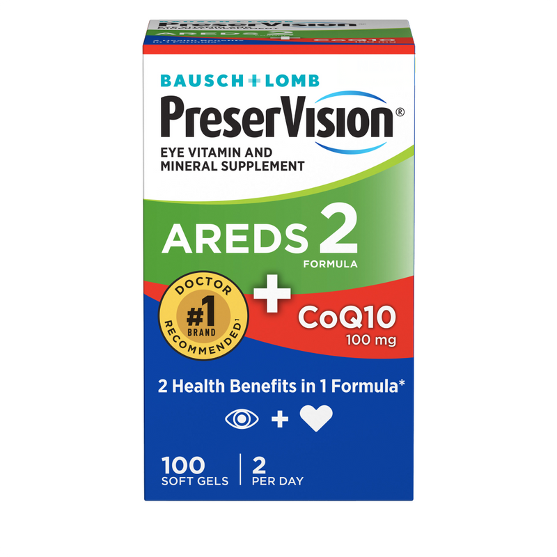 AREDS 2 Formula + CoQ10 Soft Gels
